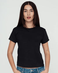 tape baby tee - In Print We Trust