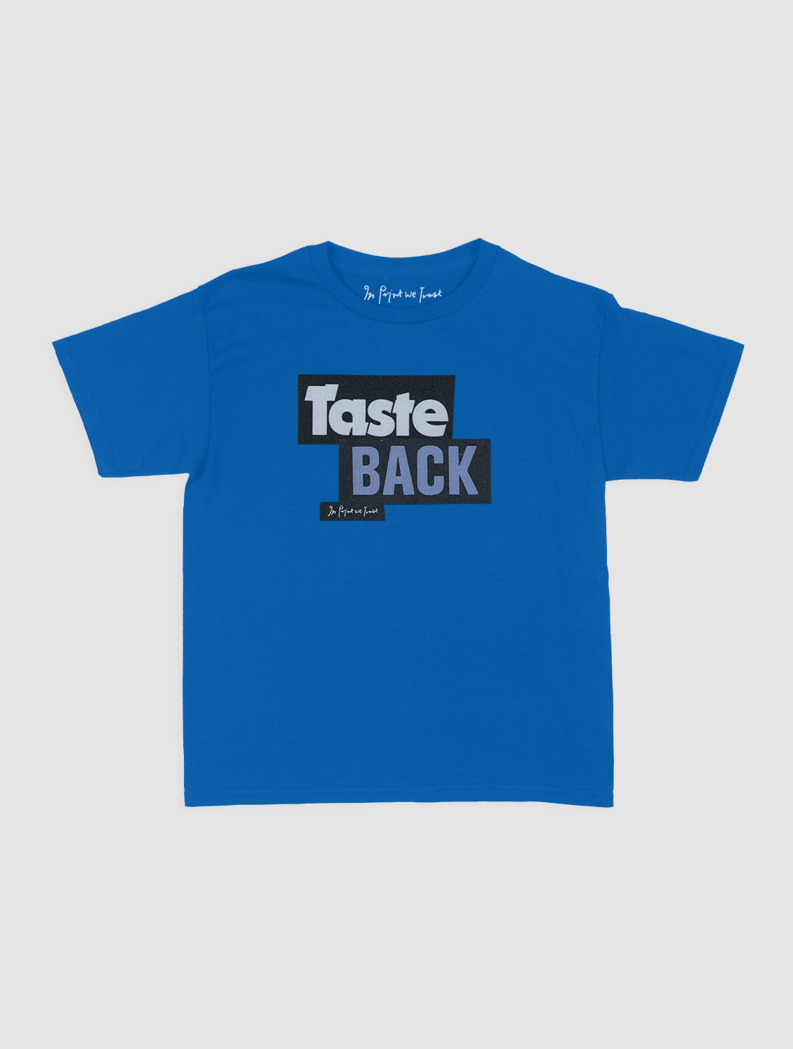 taste back baby tee - In Print We Trust