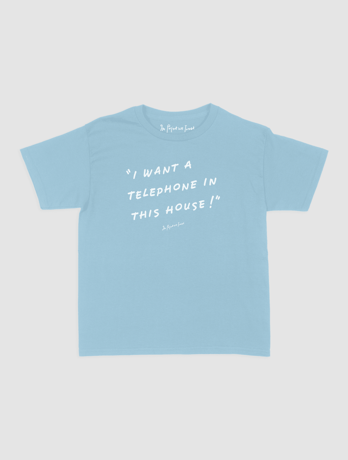 telephone baby tee - In Print We Trust
