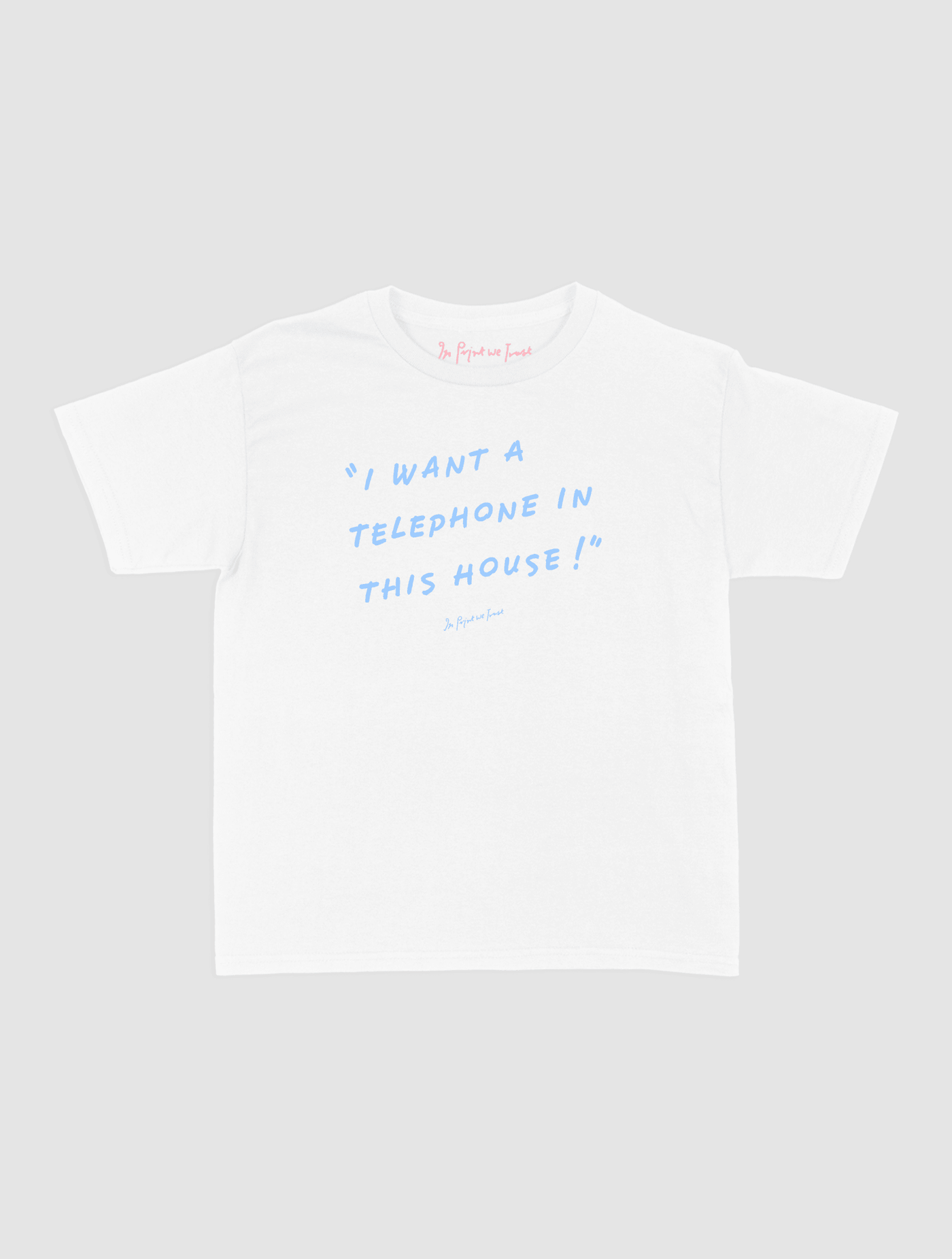 telephone baby tee - In Print We Trust