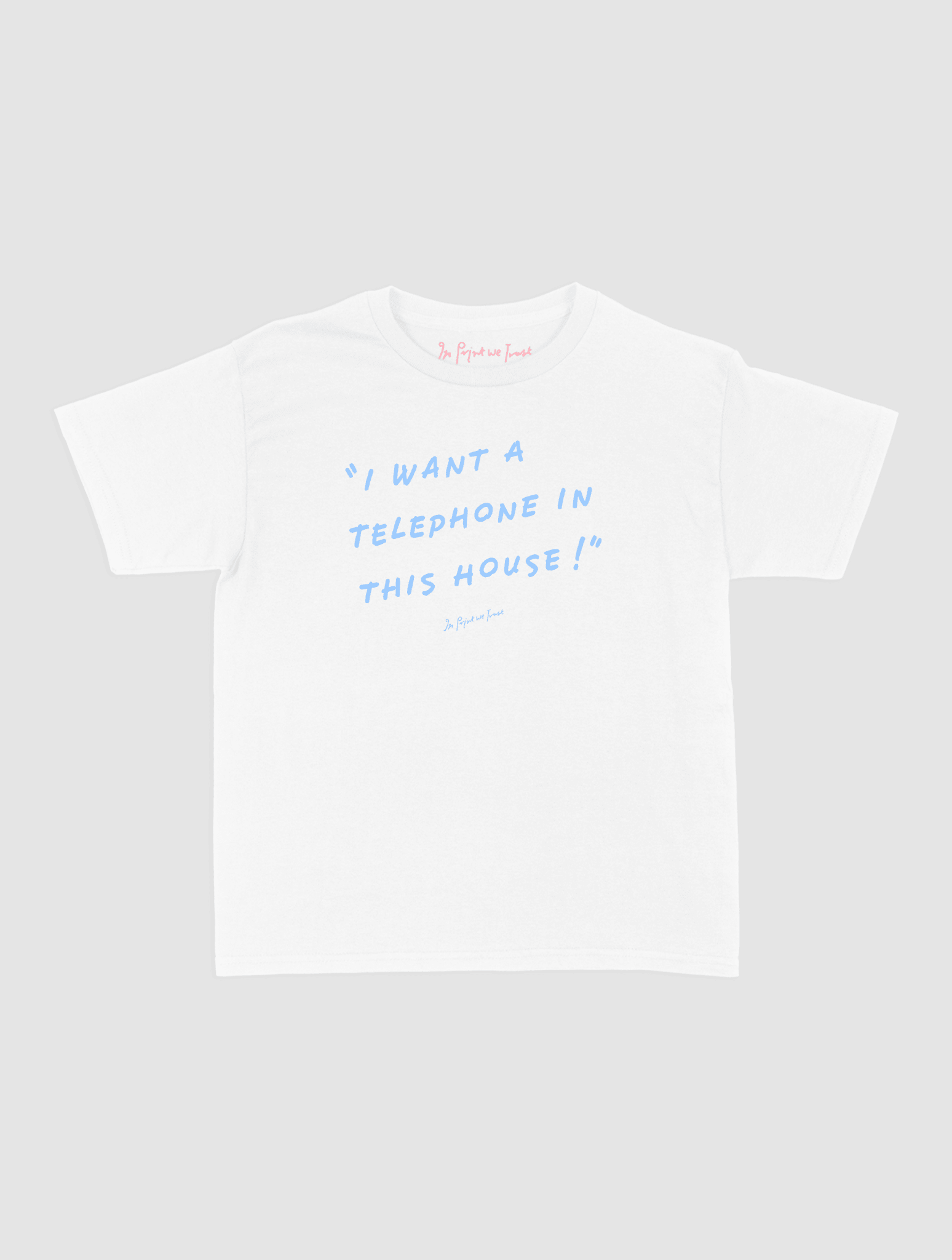 telephone baby tee - In Print We Trust