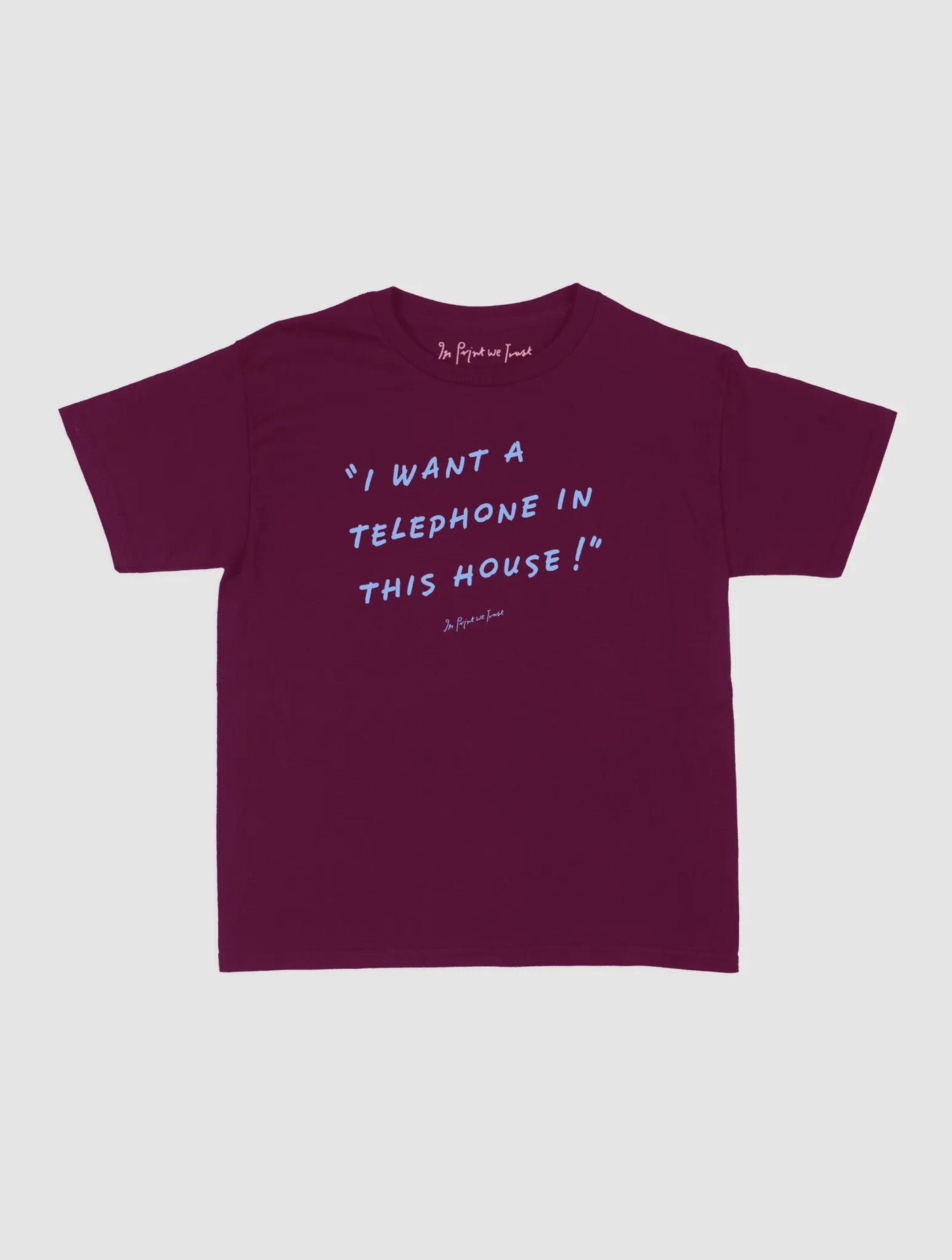 telephone baby tee - In Print We Trust