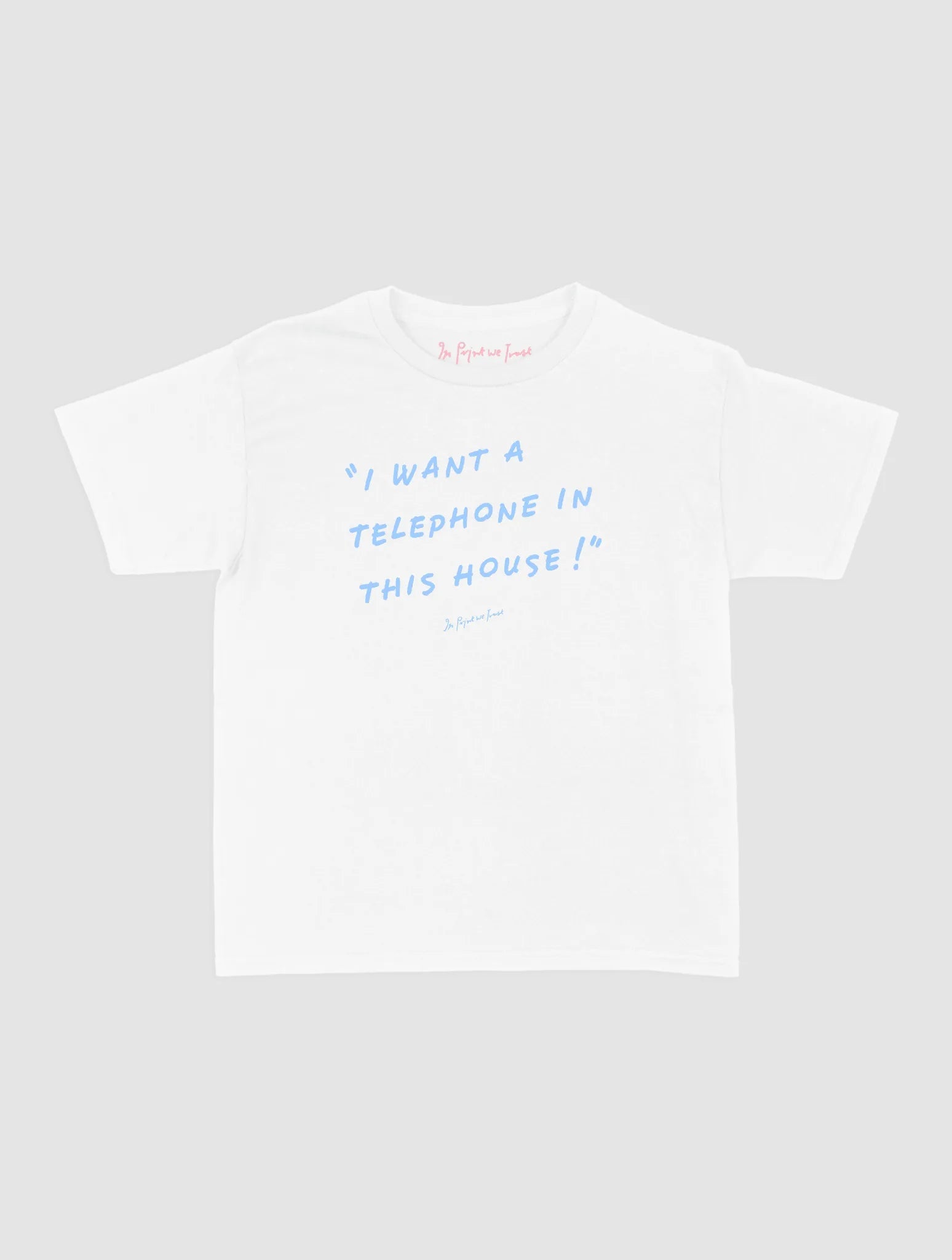 telephone baby tee - In Print We Trust