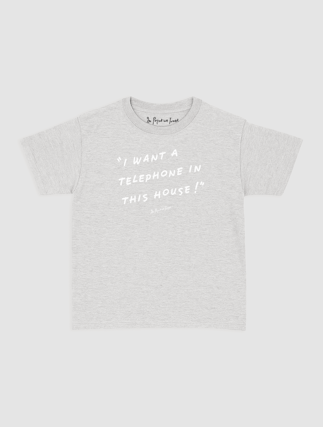 telephone baby tee - In Print We Trust