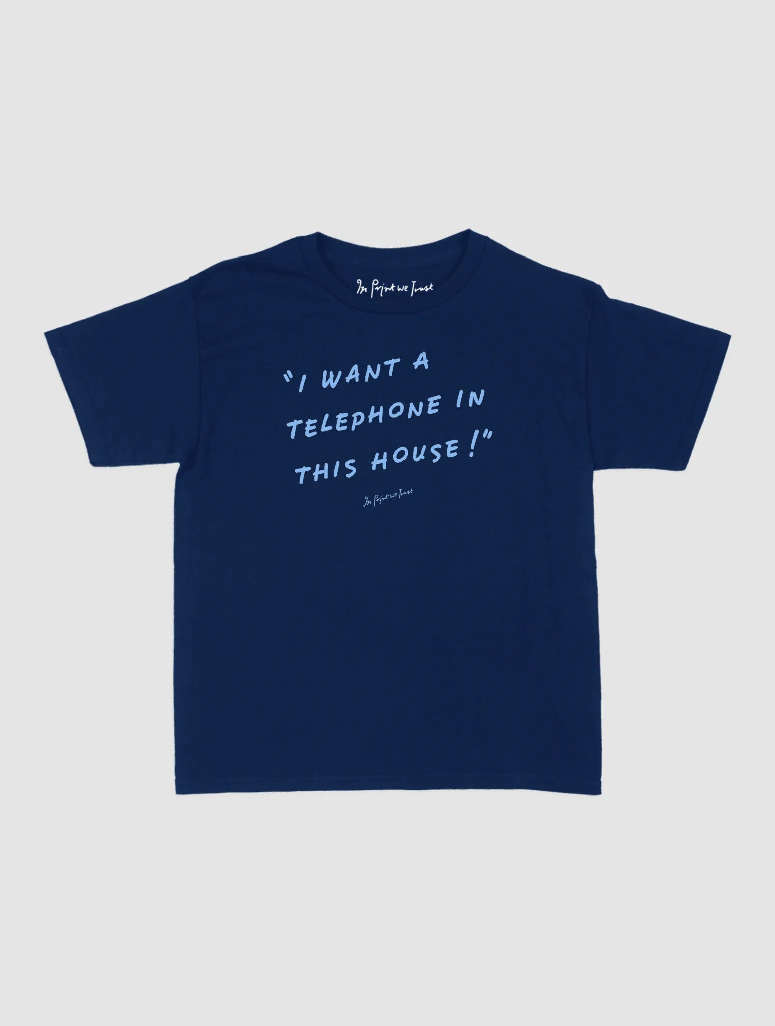 telephone baby tee - In Print We Trust