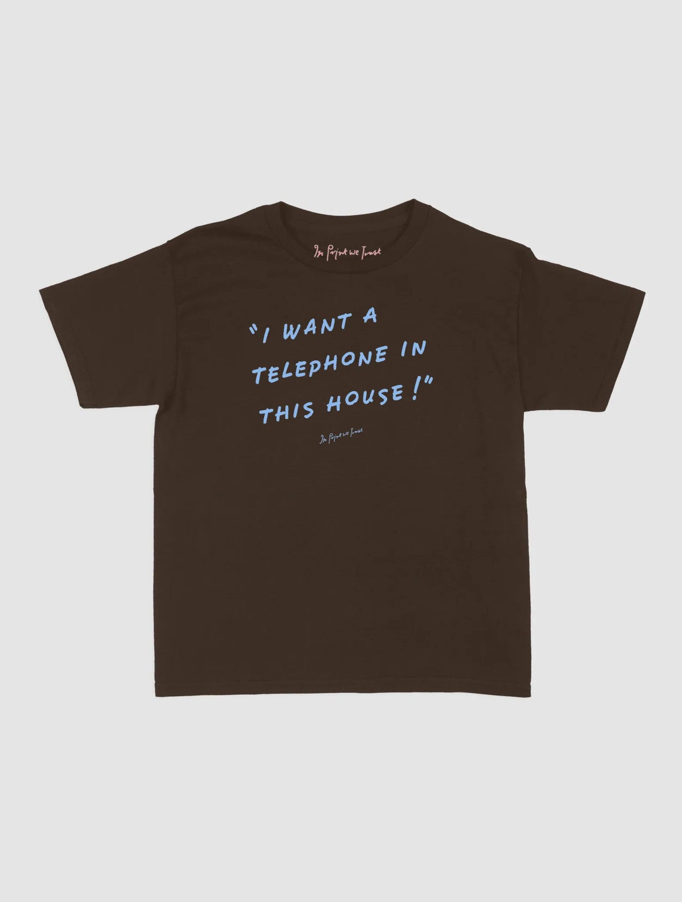 telephone baby tee - In Print We Trust