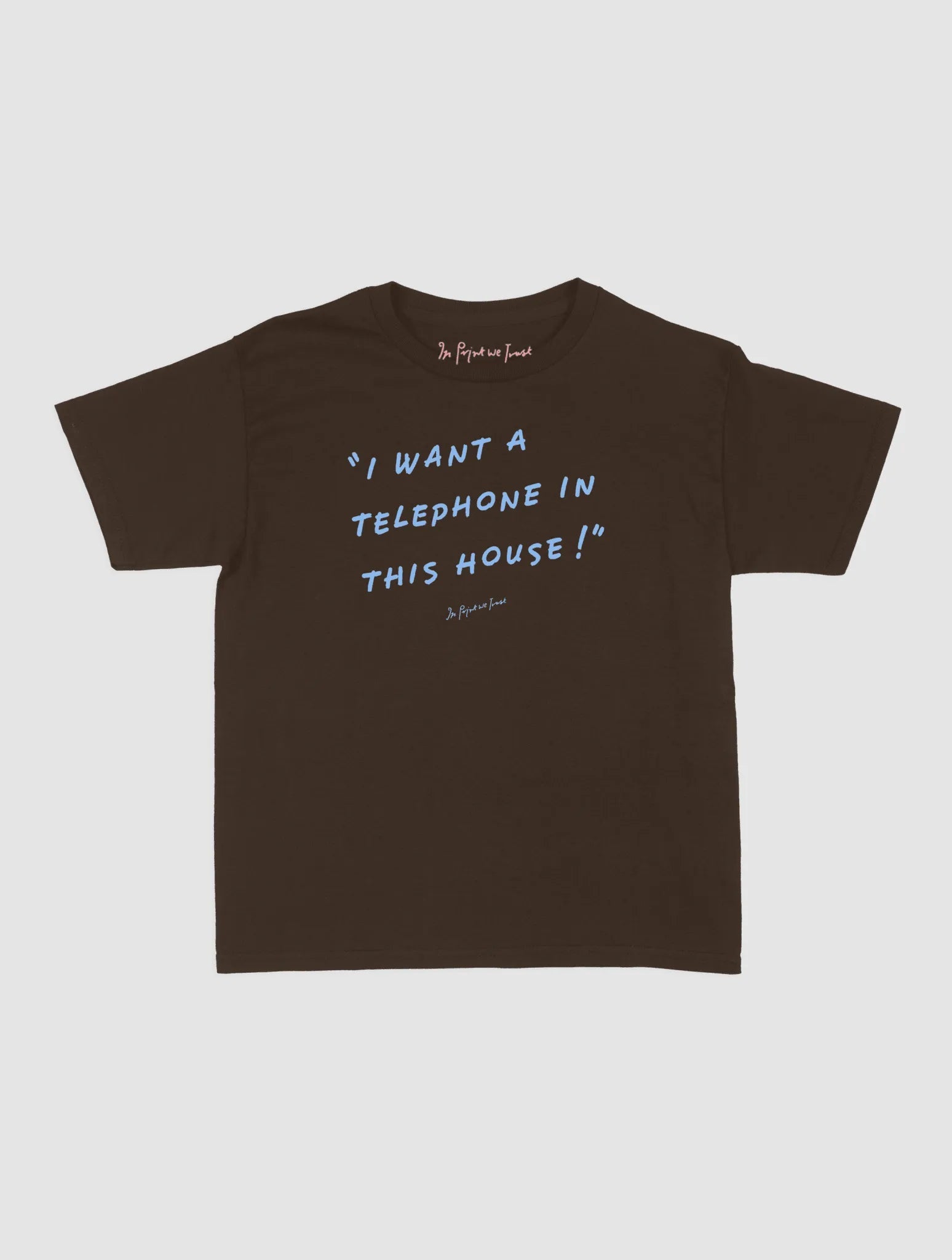 telephone baby tee - In Print We Trust