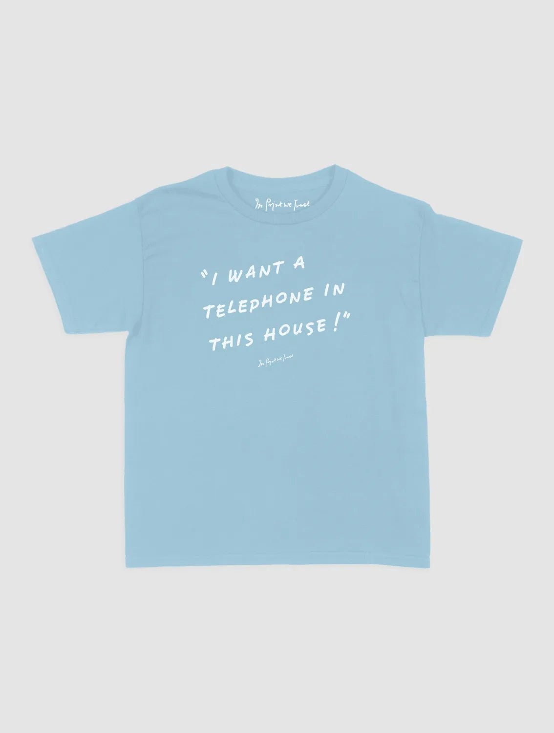 telephone baby tee - In Print We Trust
