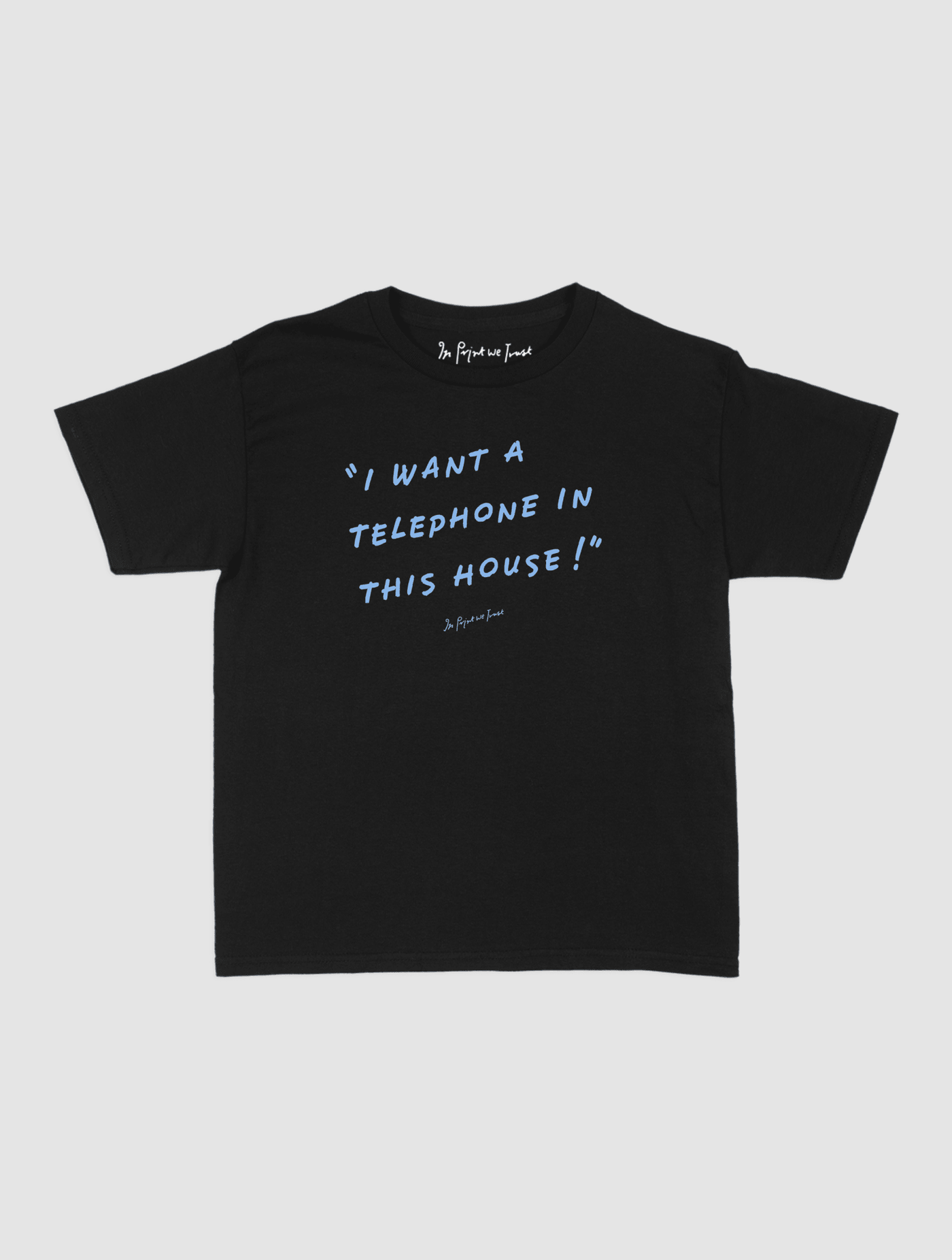 telephone baby tee - In Print We Trust