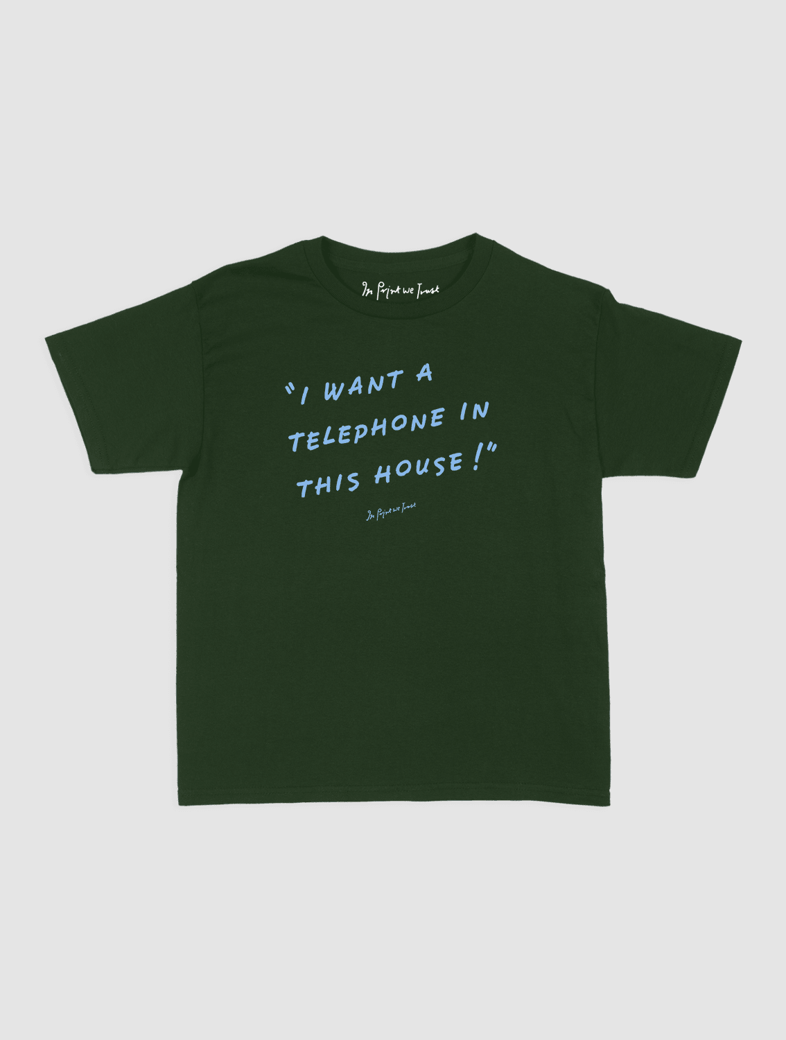 telephone baby tee - In Print We Trust