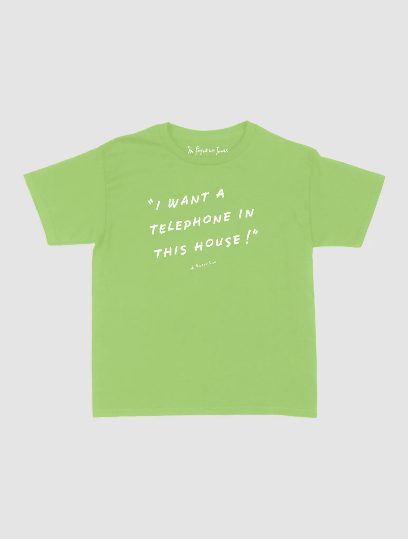 telephone baby tee - In Print We Trust