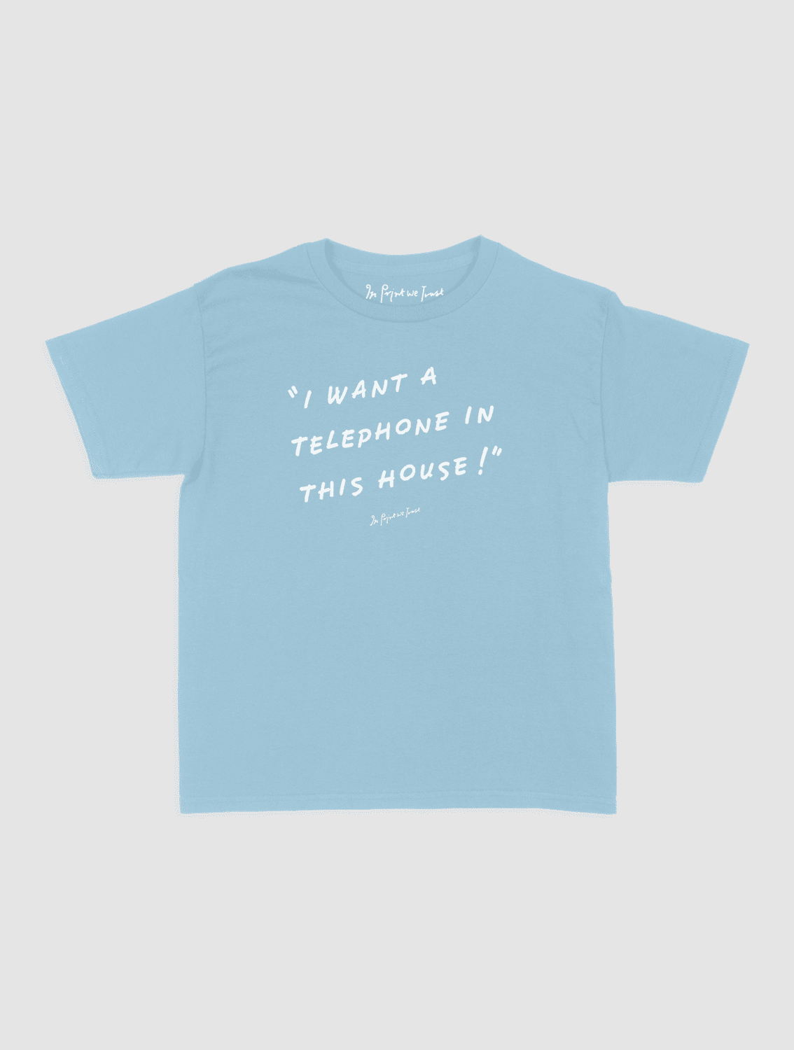telephone baby tee - In Print We Trust