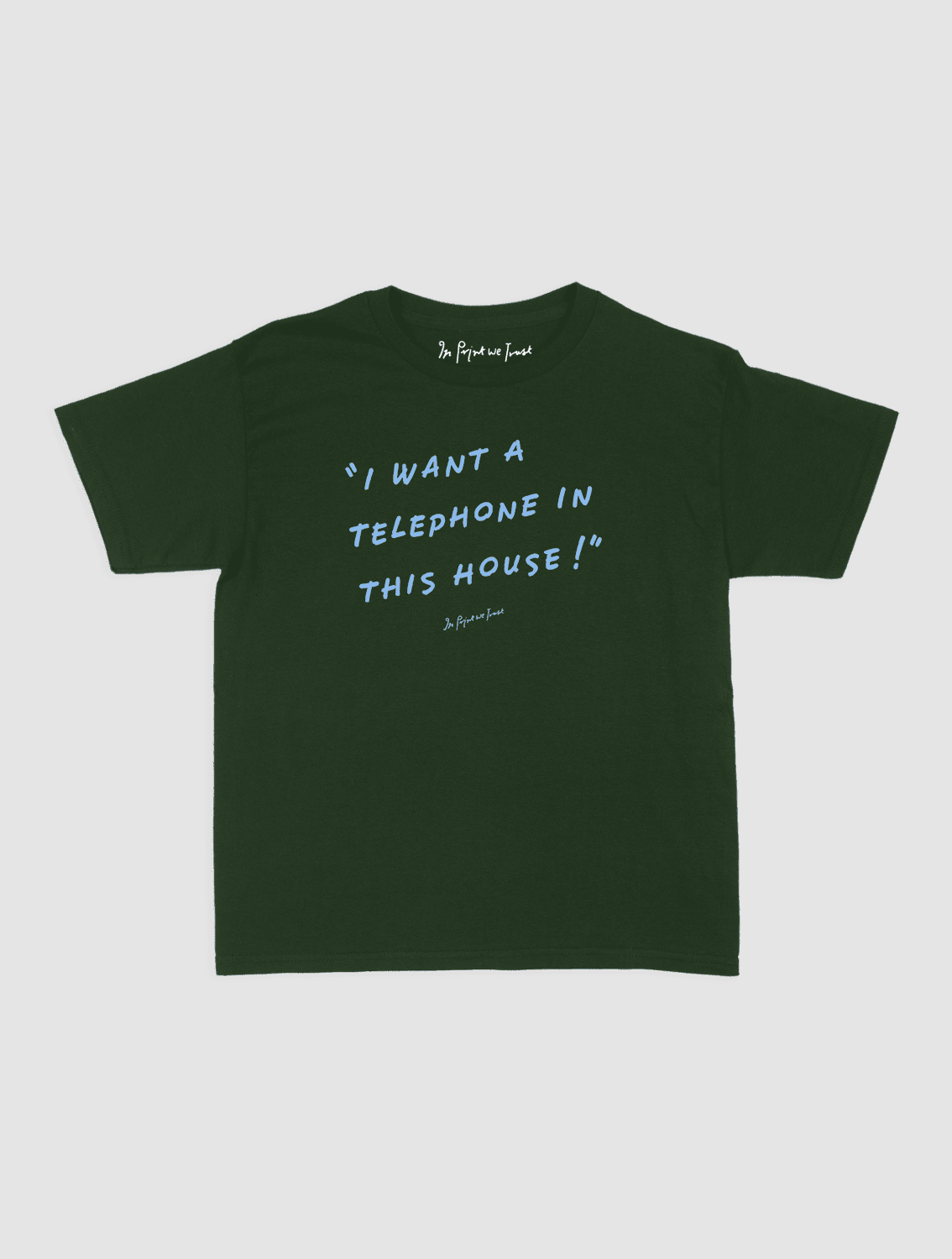 telephone baby tee - In Print We Trust