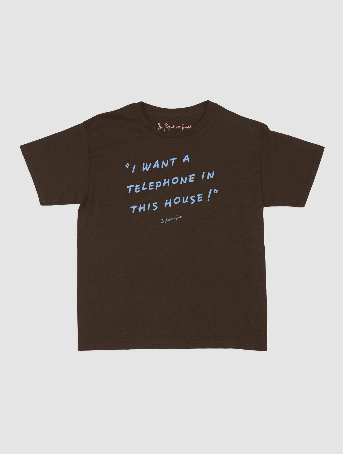 telephone baby tee - In Print We Trust