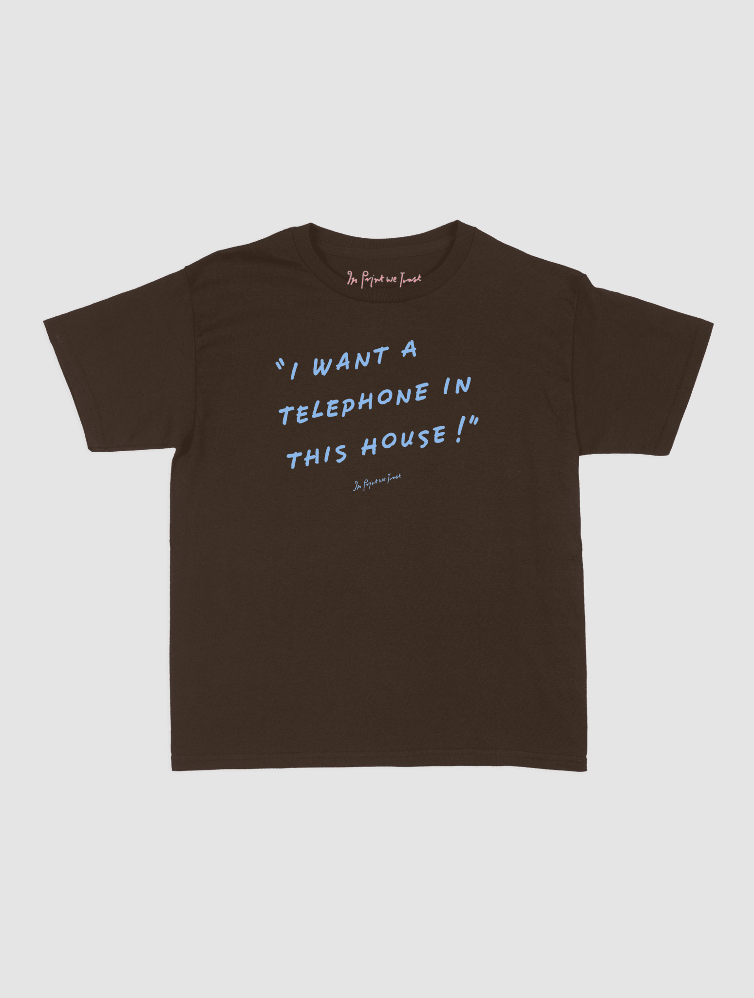 telephone baby tee - In Print We Trust