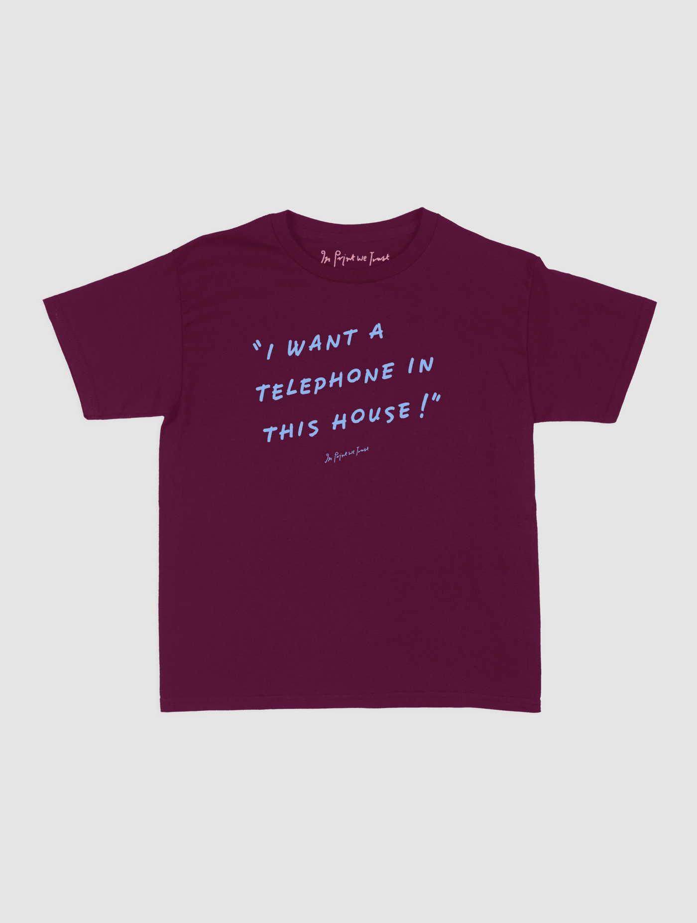 telephone baby tee - In Print We Trust
