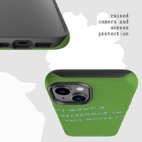 telephone tough iPhone case - In Print We Trust