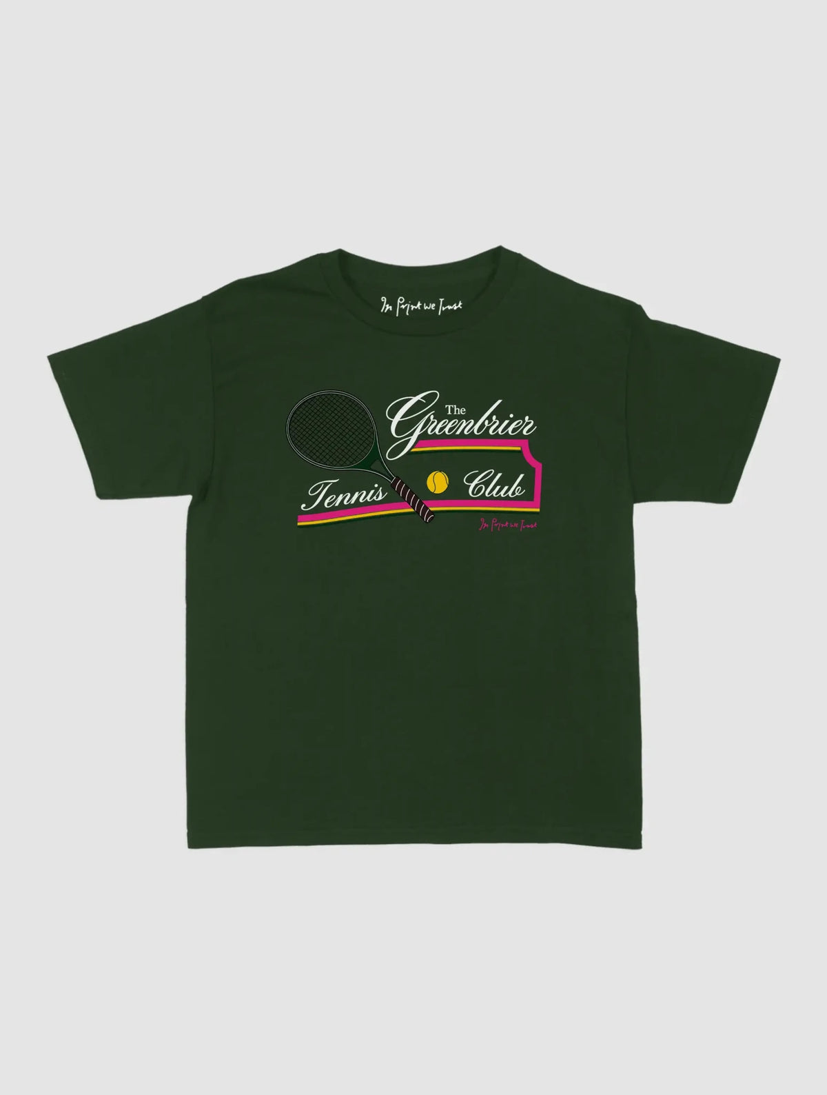 tennis club baby tee - In Print We Trust