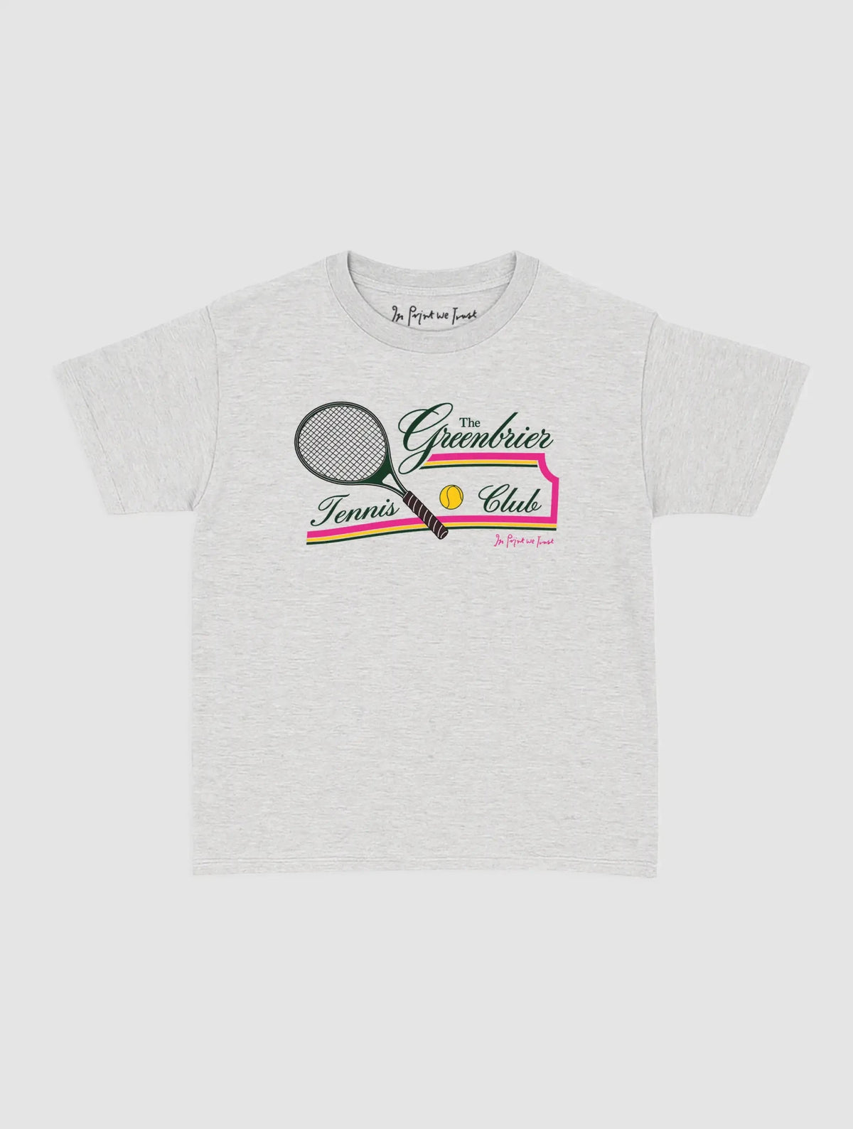 tennis club baby tee - In Print We Trust