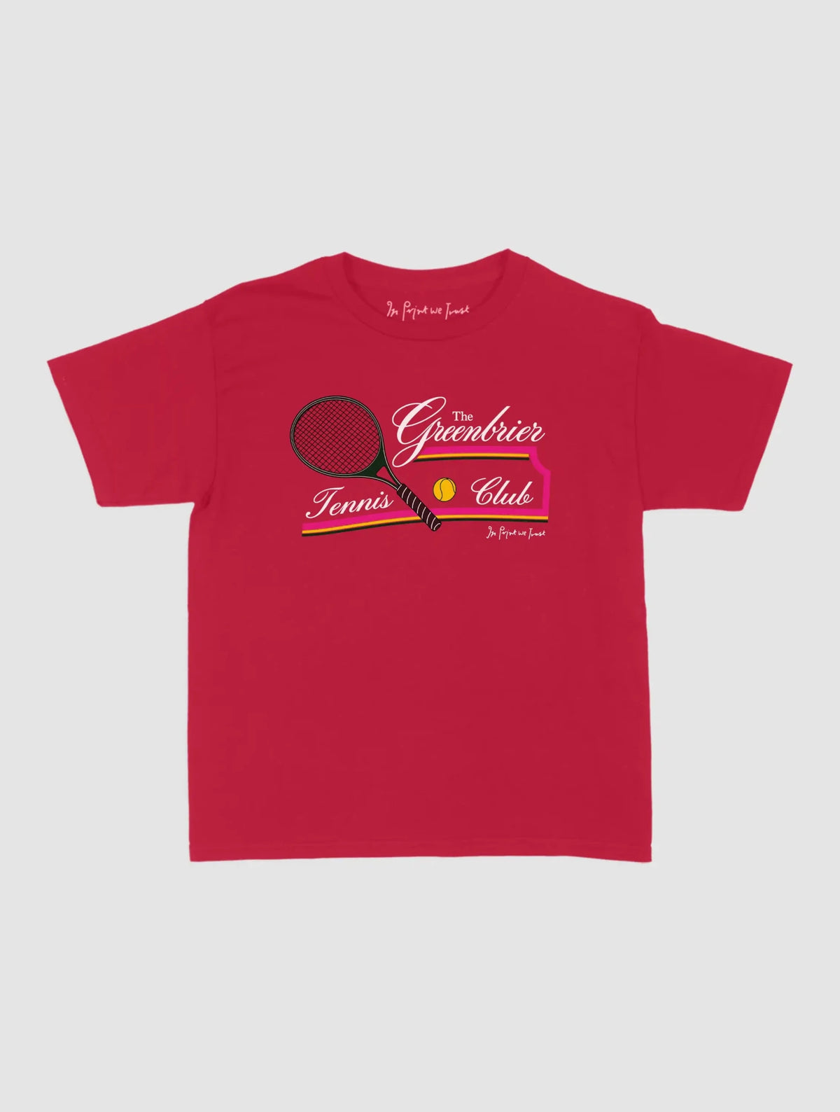 tennis club baby tee - In Print We Trust