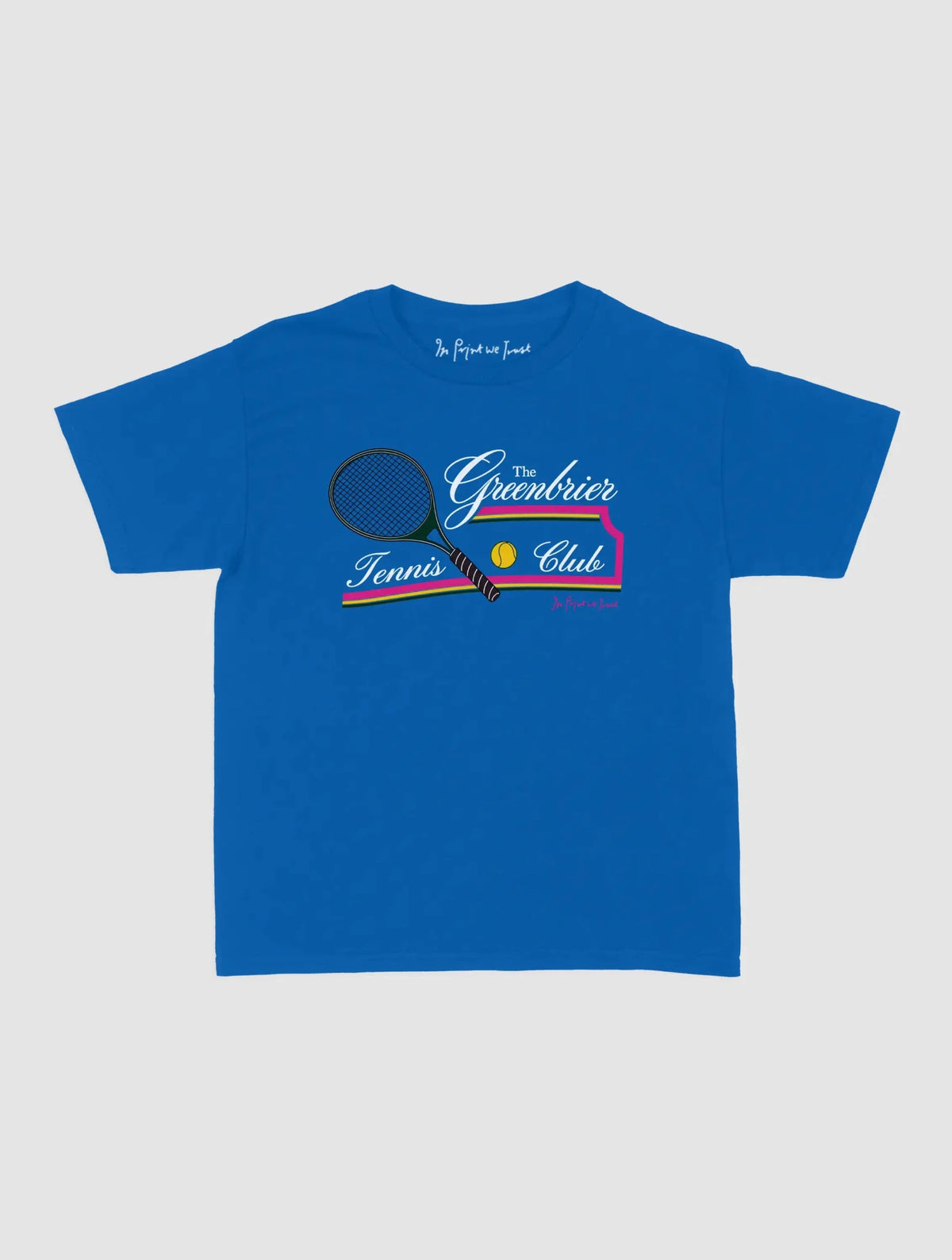 tennis club baby tee - In Print We Trust