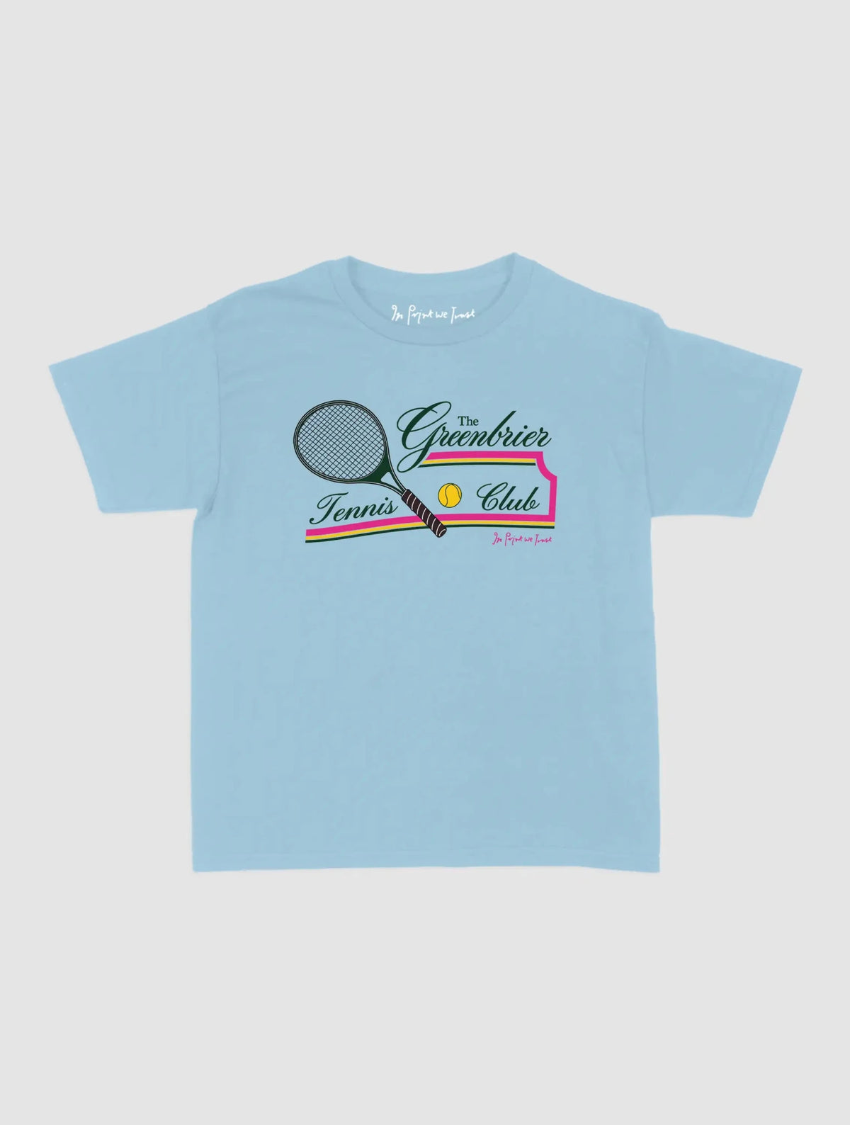 tennis club baby tee - In Print We Trust