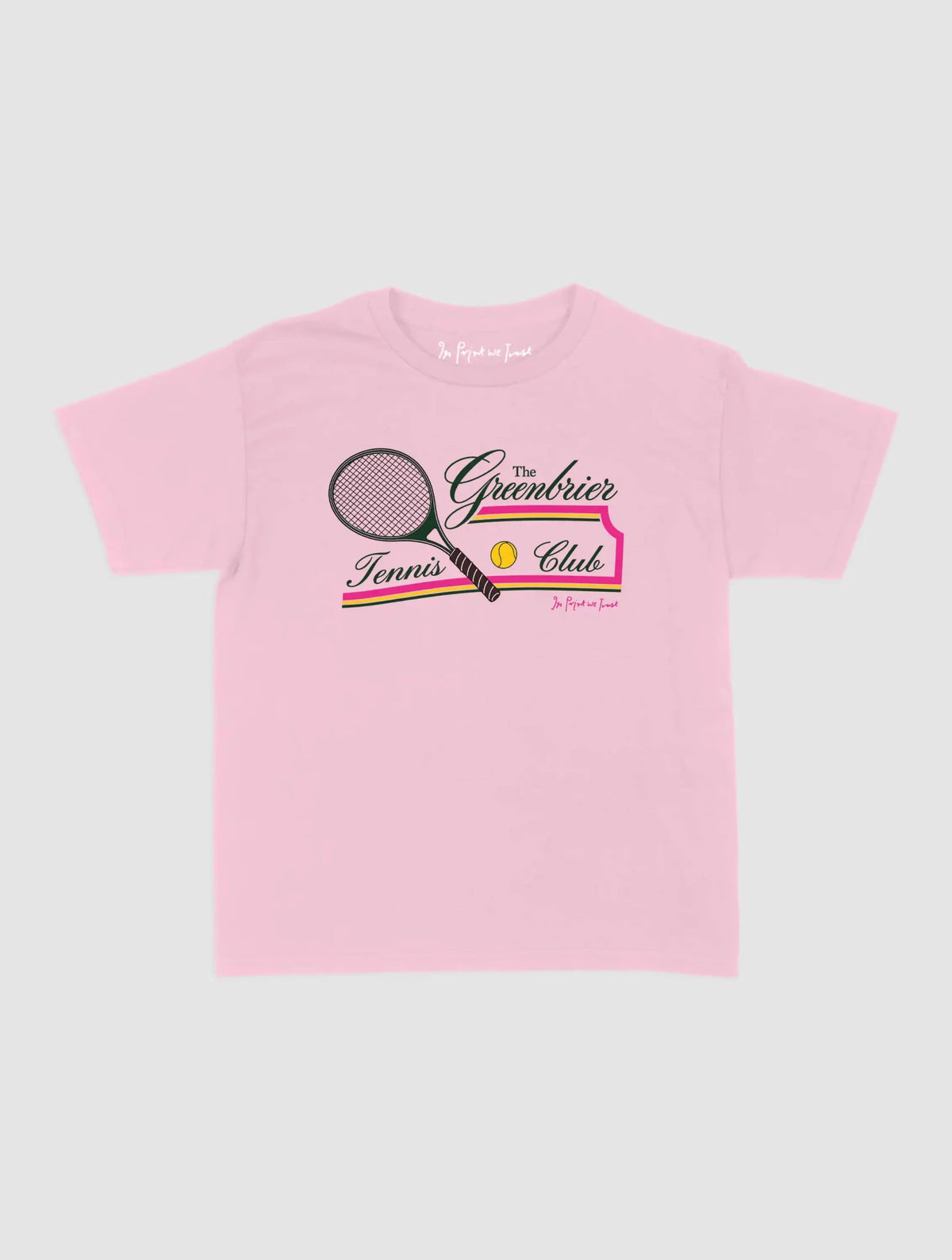 tennis club baby tee - In Print We Trust