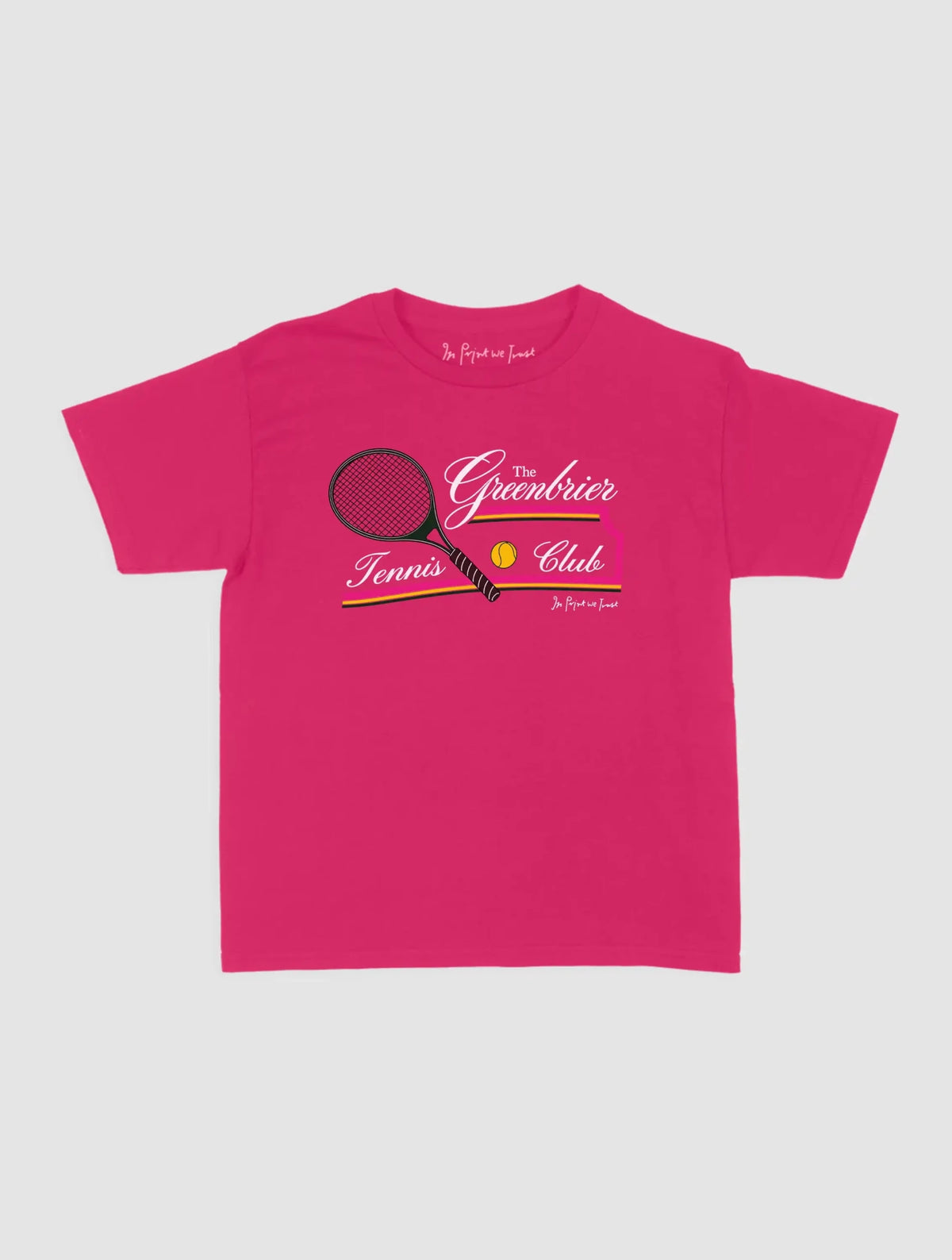tennis club baby tee - In Print We Trust