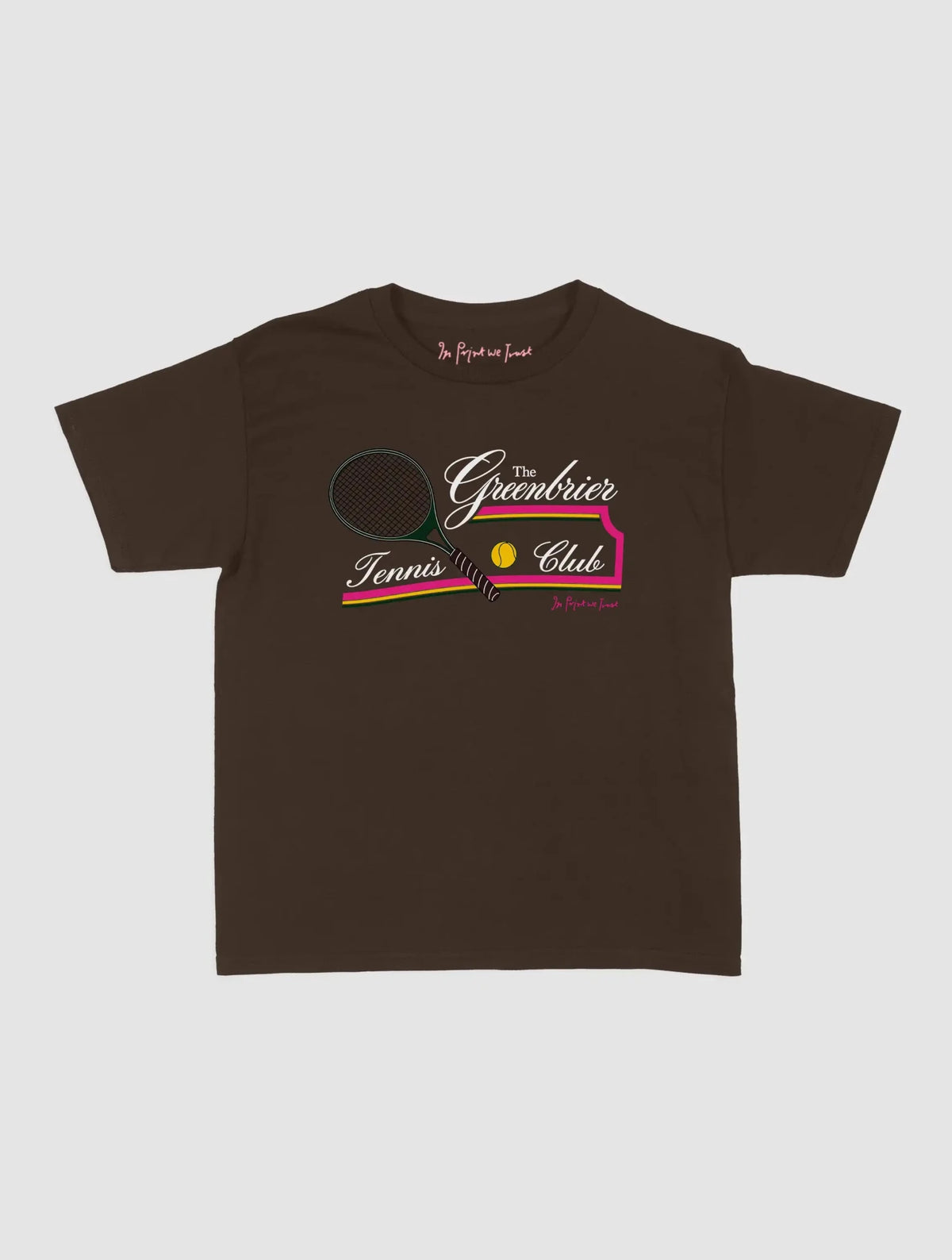 tennis club baby tee - In Print We Trust