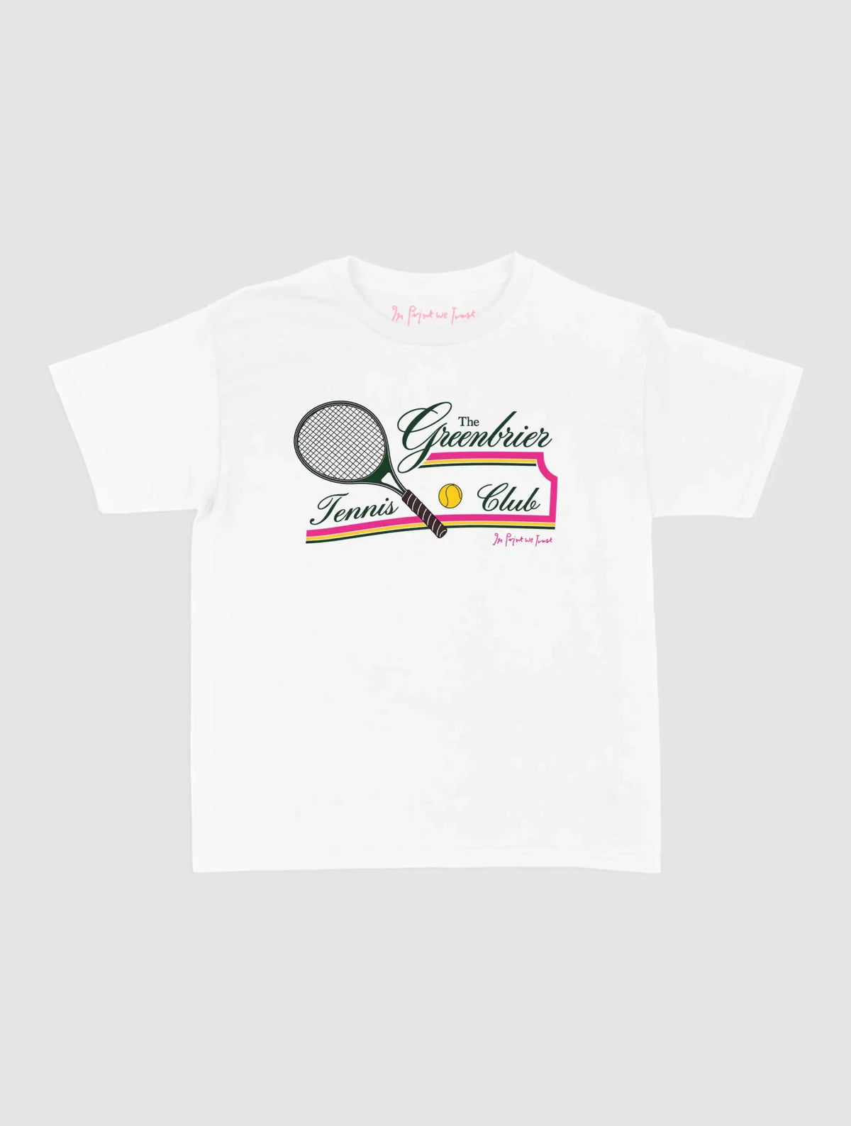 tennis club baby tee - In Print We Trust