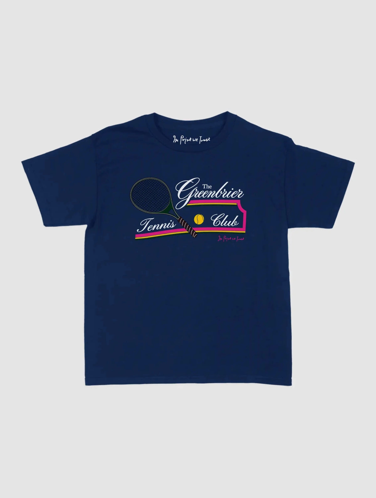 tennis club baby tee - In Print We Trust