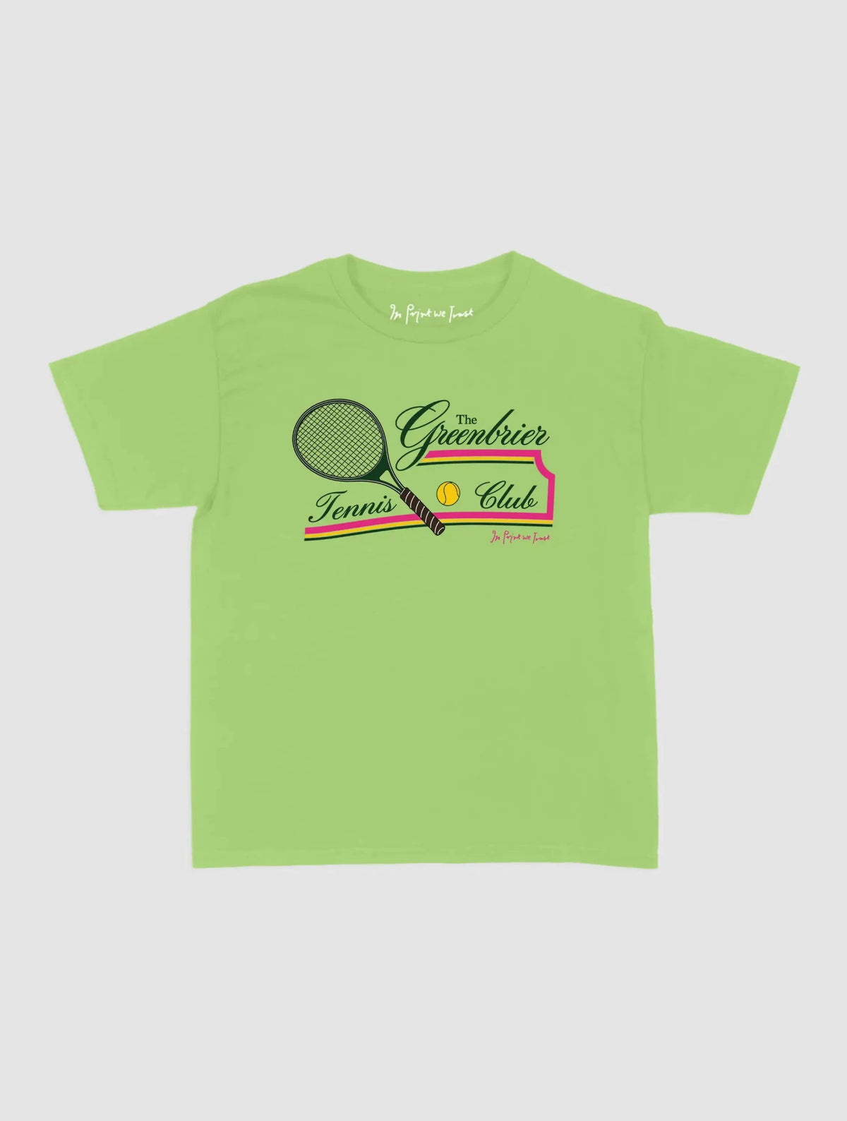 tennis club baby tee - In Print We Trust