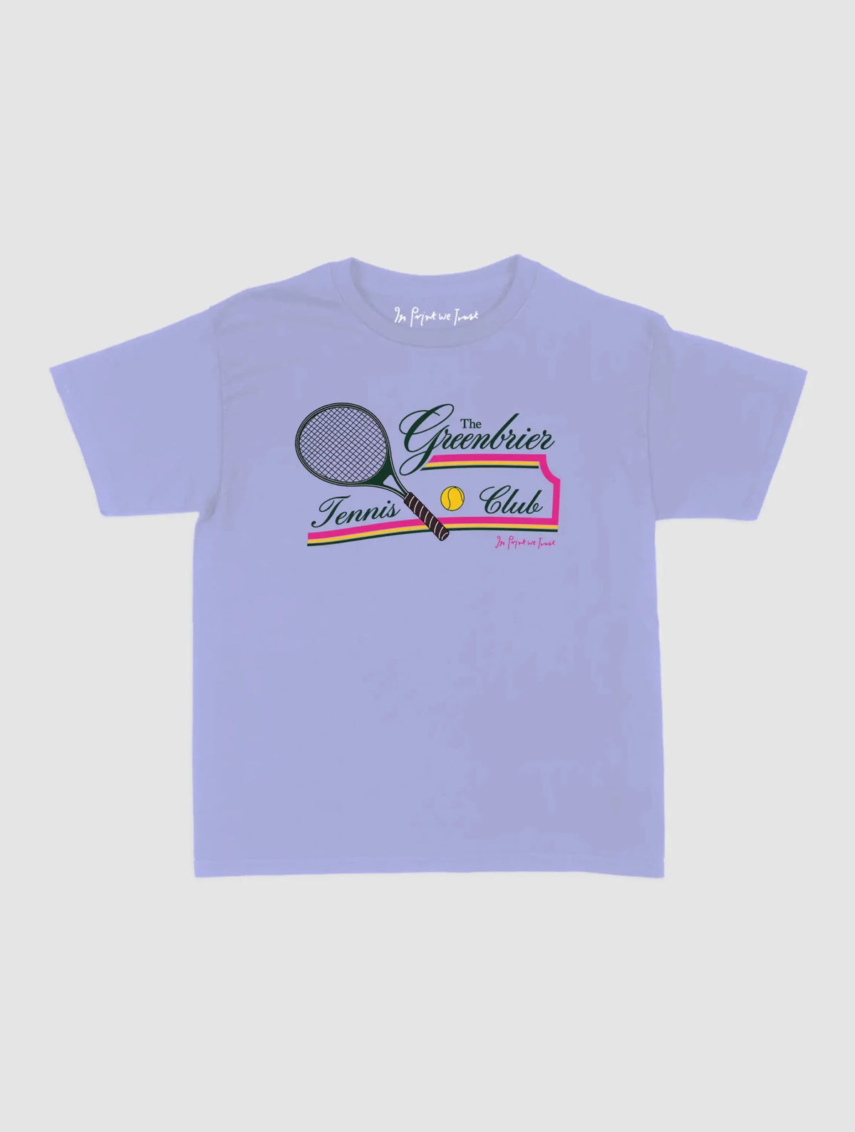 tennis club baby tee - In Print We Trust