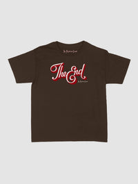 the end baby tee - In Print We Trust
