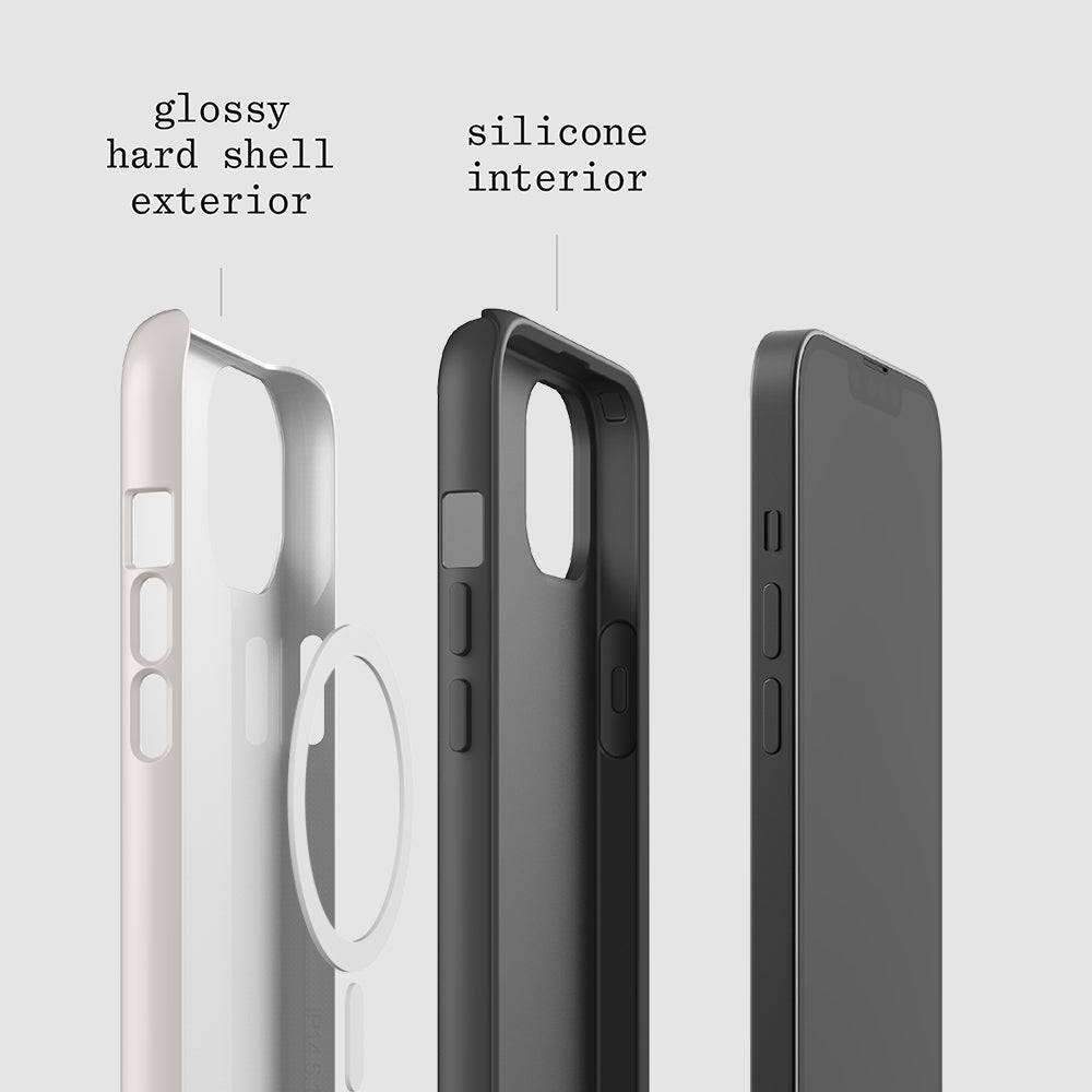 the end tough iPhone case - In Print We Trust