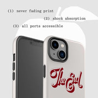the end tough iPhone case - In Print We Trust