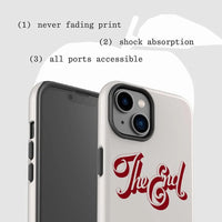 the end tough iPhone case - In Print We Trust