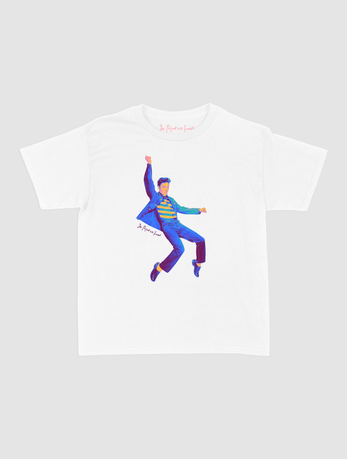 the king baby tee - In Print We Trust
