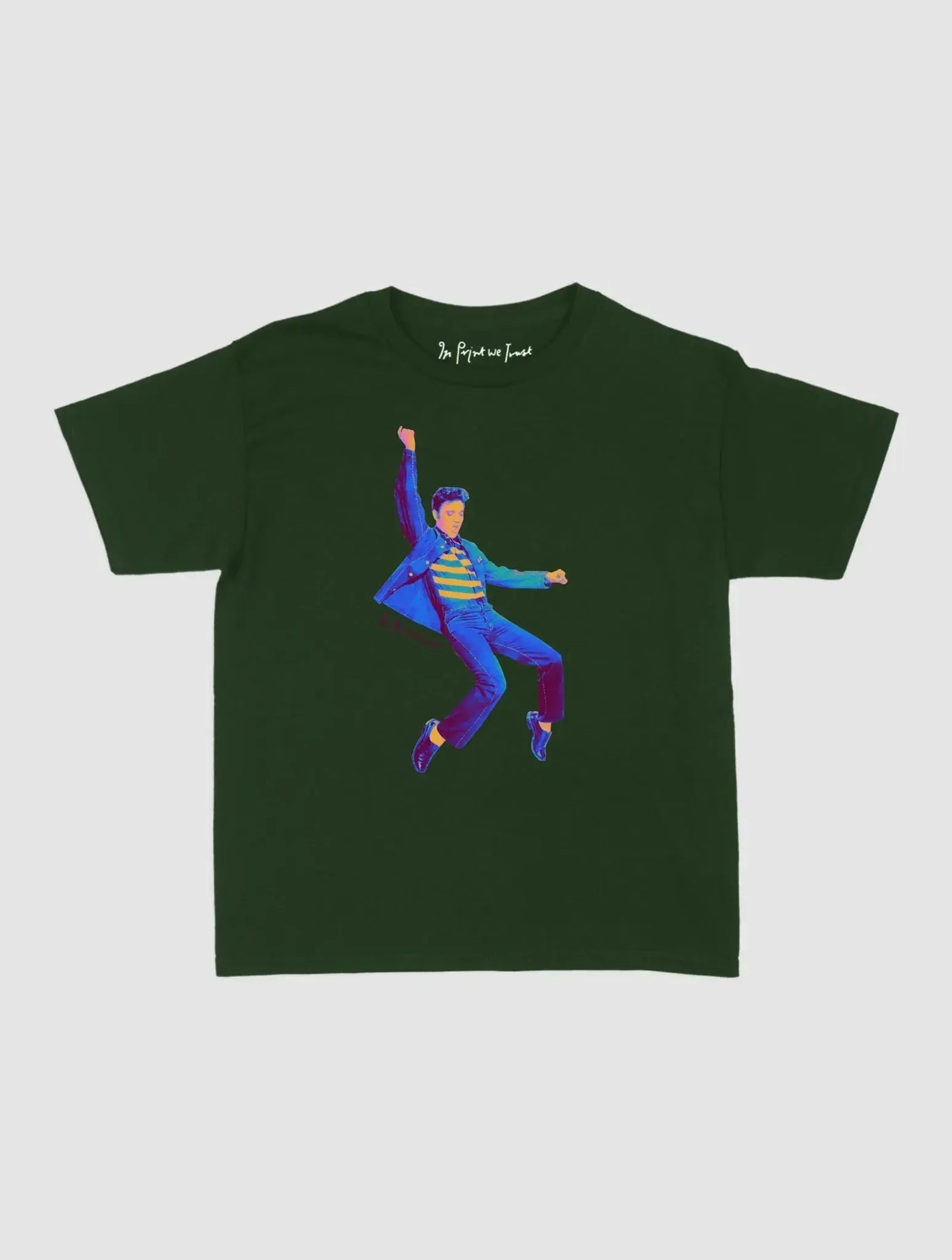 the king baby tee - In Print We Trust