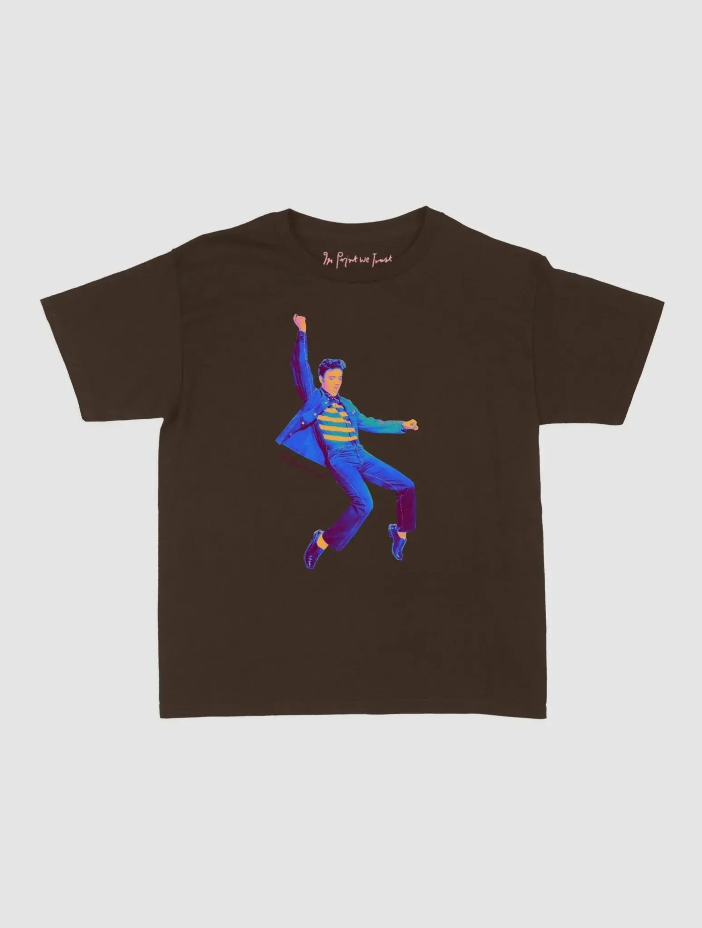 the king baby tee - In Print We Trust