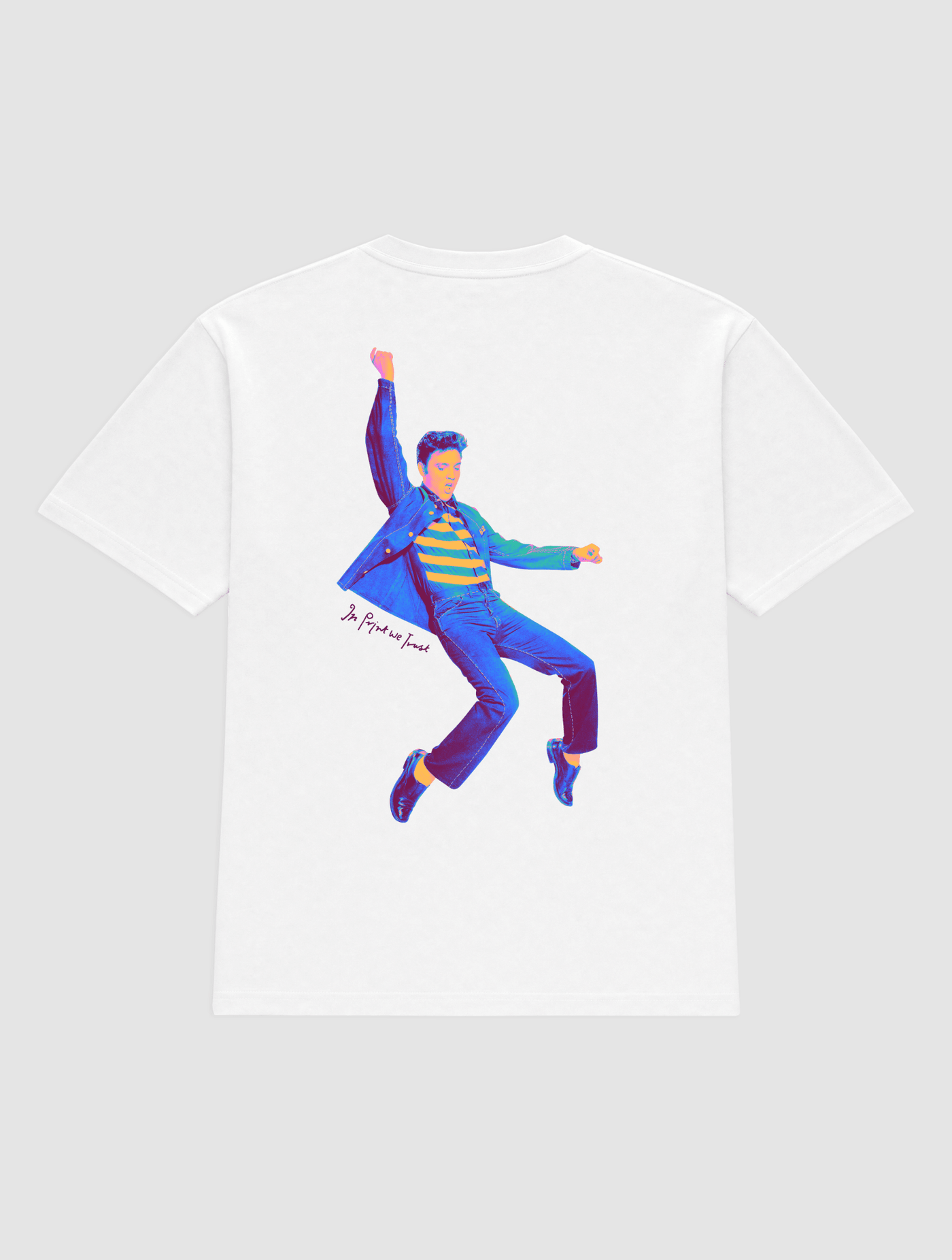 the king heavyweight tee - In Print We Trust