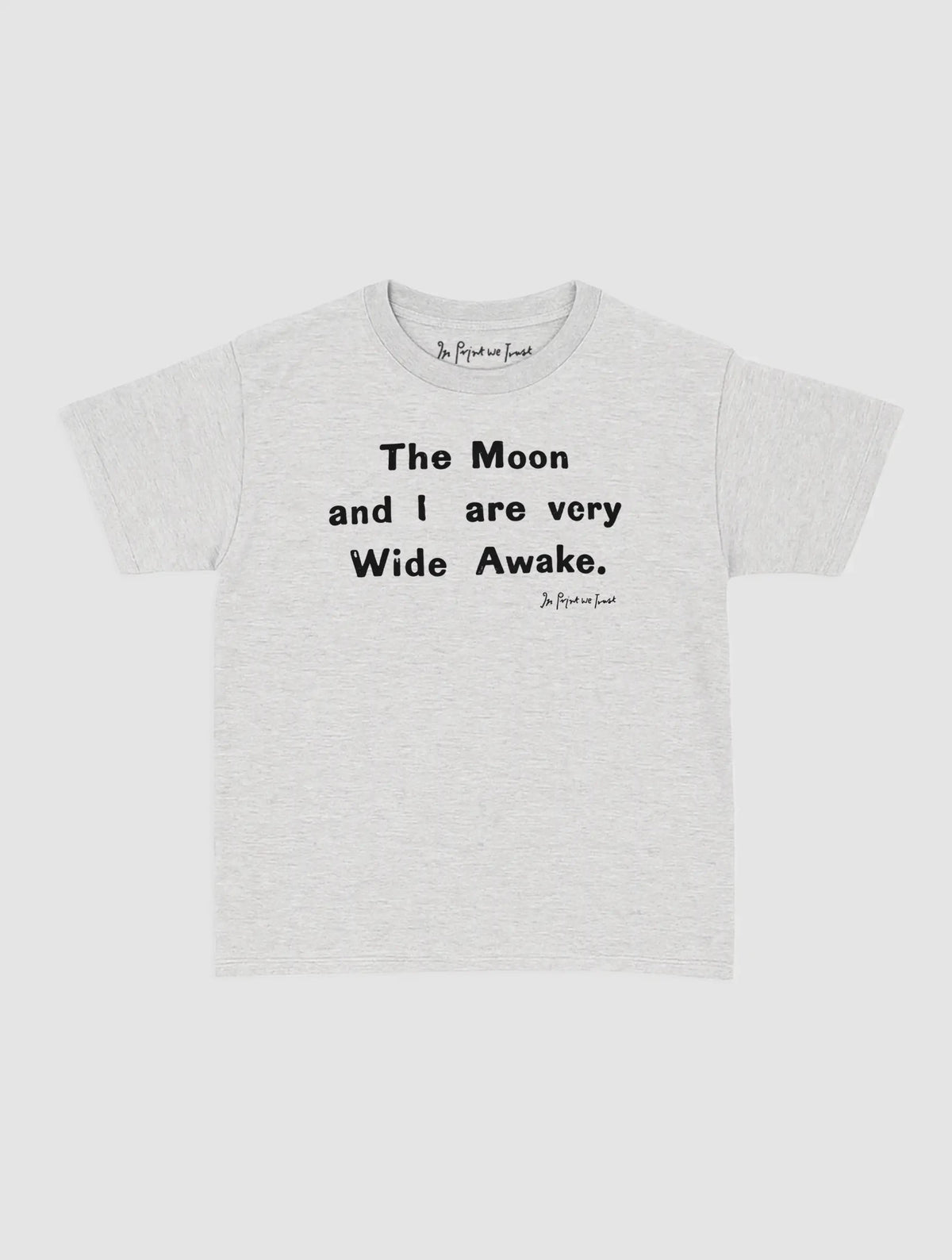 the moon and i baby tee - In Print We Trust