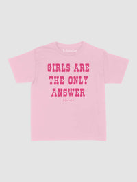 the only answer baby tee - In Print We Trust