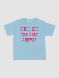 the only answer baby tee - In Print We Trust