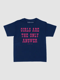 the only answer baby tee - In Print We Trust