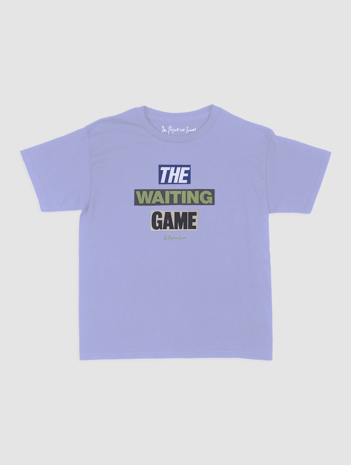 the waiting game baby tee - In Print We Trust