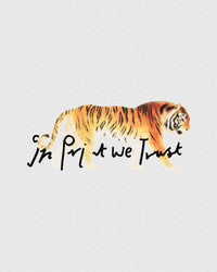 tiger heavyweight tee - In Print We Trust