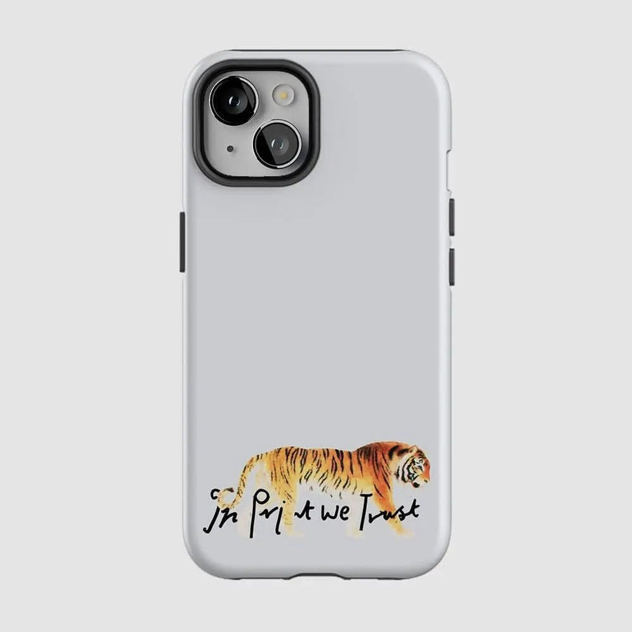 tiger tough iPhone case - In Print We Trust