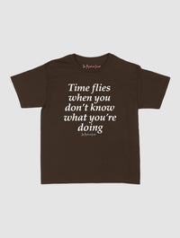 time flies baby tee