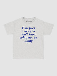 time flies baby tee